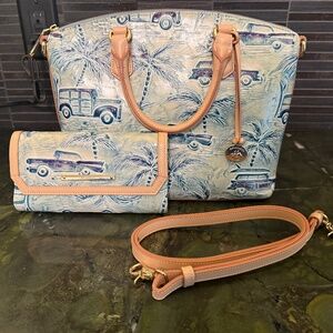 Brahmin Duxbury Satchel Sky Copa Cabana